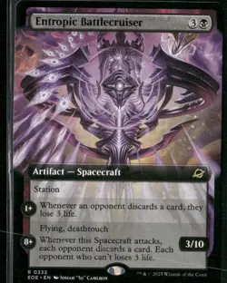 Entropic Battlecruiser (Extended Art) - Edge of Eternities - 332 - MTG Magic - Image 1