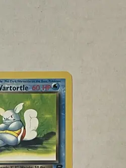 VTG Pokemon TCG Dark Wartortle 46/82 1st Edition Team Rocket Non-Holo WOTC 2000 - Image 5