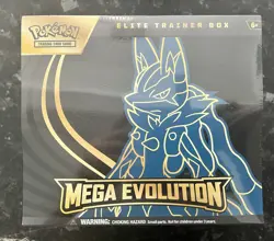 Pokemon TCG: Mega Evolution ME01 - Elite Trainer Box (Lucario) Brand New Sealed! - Image 1