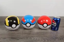 Pokemon Pokeball Limited Great ball Ultra Ball Hard Plastic Deck Box Holders - Image 1