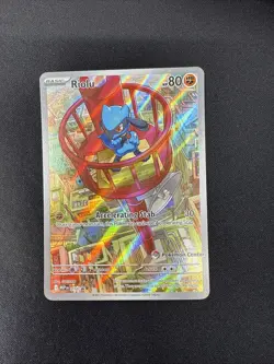 Riolu 010 - ME01: Mega Evolution POKEMON CENTER Stamped Promo Holo NM - Image 4