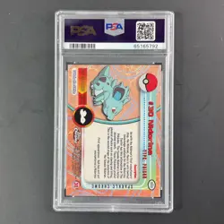 2000 Pokemon Topps Chrome Nidorina PSA 5 EX #30 SPARKLE - Image 2