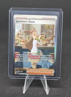 Pokemon TCG Jasmine's Gaze Full Art Holo Trainer Surging Sparks #245/191 - Image 1