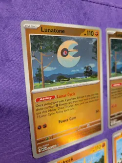 x2 Solrock 075/132 x2 Lunatone 074/132 - Mega Evolution - Pokemon NM/M English - Image 3