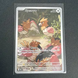 Pokemon TCG Mega Evolutions Spearow 151/132 Illustration Rare - Image 1