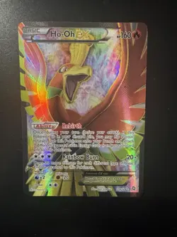 Pokemon TCG Dragons Exalted Ho-Oh 119/124 Full Art AUTHENTIC READ DESC - Image 1