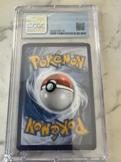 CGC Graded MINT 9 Pokemon Mew VMAX Lost Origin Trainer Gallery Holo Ultra Rare - Image 4