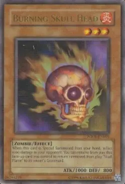Lightly Played Burning Skull Head - WB01-EN003 - Ultra Rare - Unlimited Edition - Image 1