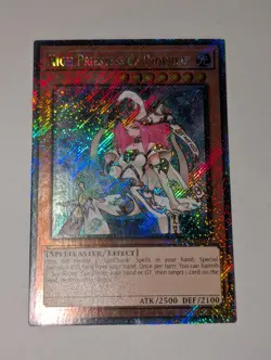 High Priestess of Prophecy 1st Edition Platinum Secret Rare RA04-EN184 Yu-Gi-Oh - Image 1