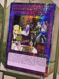 YuGiOh DRAGONMAID TIDYING Quarter Century Secret Rare RA04-EN102 - Image 1