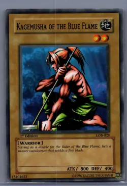 Kagemusha of the Blue Flame LOB-028 The Legend of Blue Eyes White Dragon 1st... - Image 1