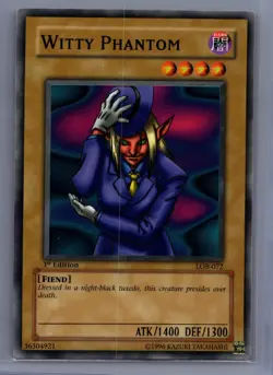 Yu-Gi-Oh! TCG Witty Phantom Legend of Blue Eyes White Dragon 1st EDITION. - Image 1