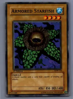 Armored Starfish LOB-116 The Legend of Blue Eyes White Dragon 1st Edition - Image 1