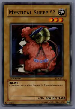Mystical Sheep #2 - LOB-037 - Common - 1st Edition YuGiOh LP - Image 1