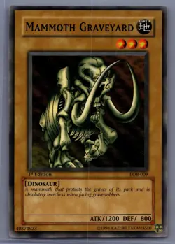 Mammoth Graveyard LOB-009 - Common - 1st Edition - NM - English / NA - Glossy - Image 1