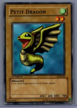 Petit Dragon -Yugioh - LOB-024 - 1st Edition - NM - Glossy - Konami TCG - Image 1