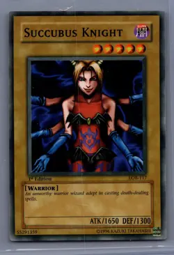 Succubus Knight LOB-117 The Legend of Blue Eyes White Dragon 1st Edition LP - Image 1