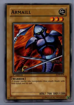 Armaill LOB-079 The Legend of Blue Eyes White Dragon 1st Edition - Image 1