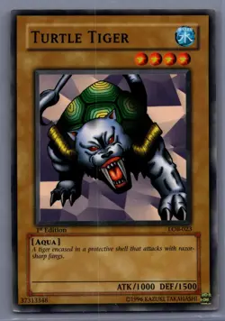 Turtle Tiger - LOB-023 - Common - 1st Edition - YuGiOh - KONAMI TCG - Image 1