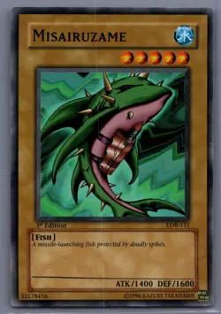 Yugioh Misairuzame LOB-111 Common 1st Edition LP KONAMI TCG - Image 1