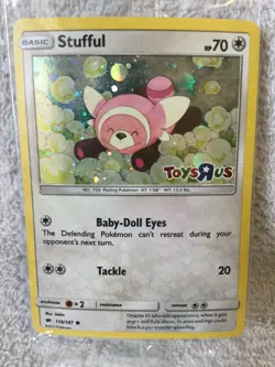 Pokemon Promo Stufful TRU Exclusive Card Sealed Mint RARE HTF ToysRUs Canada - Image 1