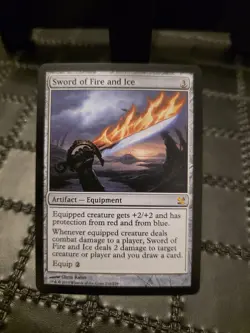 *P R 0 X Y* Mtg Magic The Gathering Sword Of Fire And Ice *P R O X Y* Card - Image 1