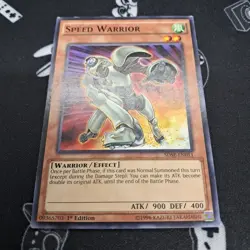 Speed Warrior SDSE-EN011 1st Edition Common LP Light Play Yu-Gi-Oh! Card - Image 3