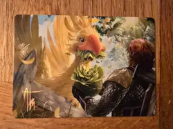 MTG Final Fantasy Art Series Gysahl Greens GOLD STAMPED card - Image 1