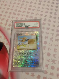 PSA 8 Doduo Reverse Holo 71/110 Legendary Collection 2002 Pokemon Card - Image 1