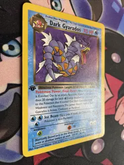 Pokemon Card Dark Gyarados 25/82 Non Holo 1st Edition Rocket Set 226 LP/NM - Image 2