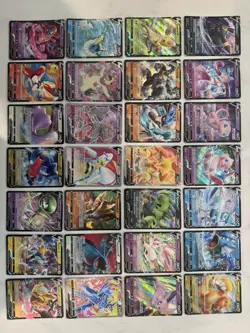 Pokemon TCG Full Art V Cards (Lot Of 28) All Are In NM Condition No Duplicates - Image 1