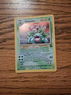 2000 Pokemon VENUSAUR Holo BLACK STAR PROMO Set Card #13 RARE WOTC As Is - Image 1
