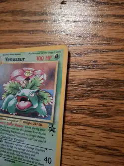 2000 Pokemon VENUSAUR Holo BLACK STAR PROMO Set Card #13 RARE WOTC As Is - Image 2