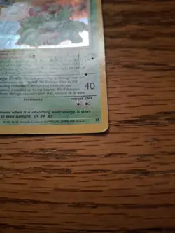 2000 Pokemon VENUSAUR Holo BLACK STAR PROMO Set Card #13 RARE WOTC As Is - Image 3