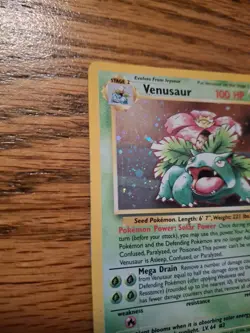2000 Pokemon VENUSAUR Holo BLACK STAR PROMO Set Card #13 RARE WOTC As Is - Image 5