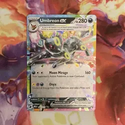 Pokemon TCG Umbreon EX 60/131 Double Rare Holo Card Prismatic Evolutions - Image 1