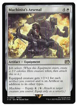 MTG Machinist's Arsenal Final Fantasy (FIN) Rare Magic Card #0023 Unplayed - Image 1