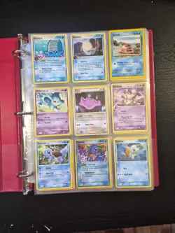 Vintage Pokemon Card Binder 206 Cards Sets From 1998 To 2010 - Image 1