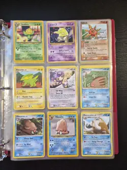 Vintage Pokemon Card Binder 206 Cards Sets From 1998 To 2010 - Image 5