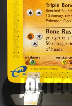 Pokemon TCG Card - Marowak 54/147 Aquapolis Uncommon Vintage E-Reader - Image 4