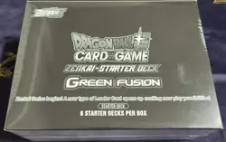 Dragon Ball Super Green Fusion Starter Deck Display Box Sealed (6 Decks) - Image 1