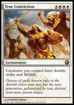 True Conviction -Foil Light Play MTG Scars of Mirrodin - Image 1