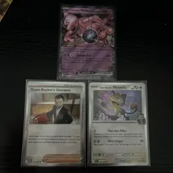 Team Rocket's Mewtwo EX Box Promo Cards - Lot of 3 - Pokemon TCG - Image 1