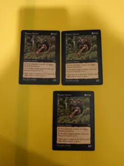Bounty Hunter x3 summon minion Tempest. Old Vintage. Magic the Gathering 3 Card - Image 1