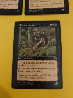 Bounty Hunter x3 summon minion Tempest. Old Vintage. Magic the Gathering 3 Card - Image 3