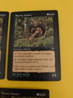 Bounty Hunter x3 summon minion Tempest. Old Vintage. Magic the Gathering 3 Card - Image 4