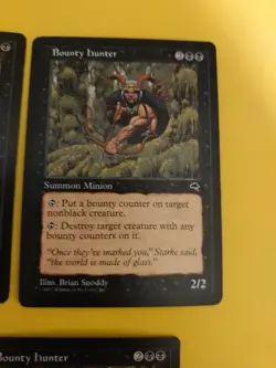 Bounty Hunter x3 summon minion Tempest. Old Vintage. Magic the Gathering 3 Card - Image 5
