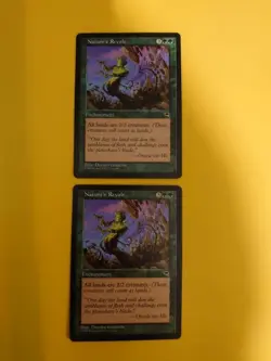 Nature's Revolt. x2 Rare Enchantment Tempest. Old Vintage. MTG 2 Card - Image 1