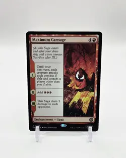 Maximum Carnage Rare Magic The Gathering TCG Marvel's Spider-Man 83 - Image 1