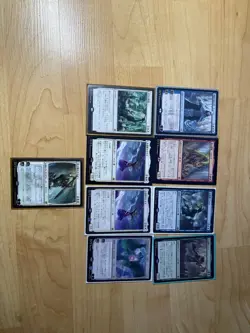 9 Japanese Alternate Art War Of The Spark Planeswalkers/Rares/Mythics - Image 1